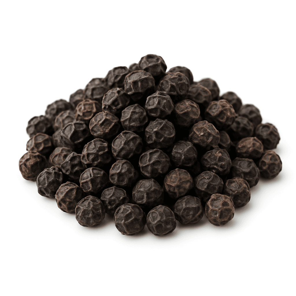Indian Black Pepper: Piperine, Bulk Density & Export Grades